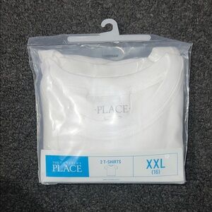 The Children's Place White Short Sleeve Tee- (2 T-Shirts)